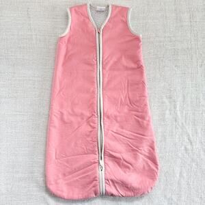 Hanna Andersson Pink Fleece Lined Sleep Sack Size 2-6mo